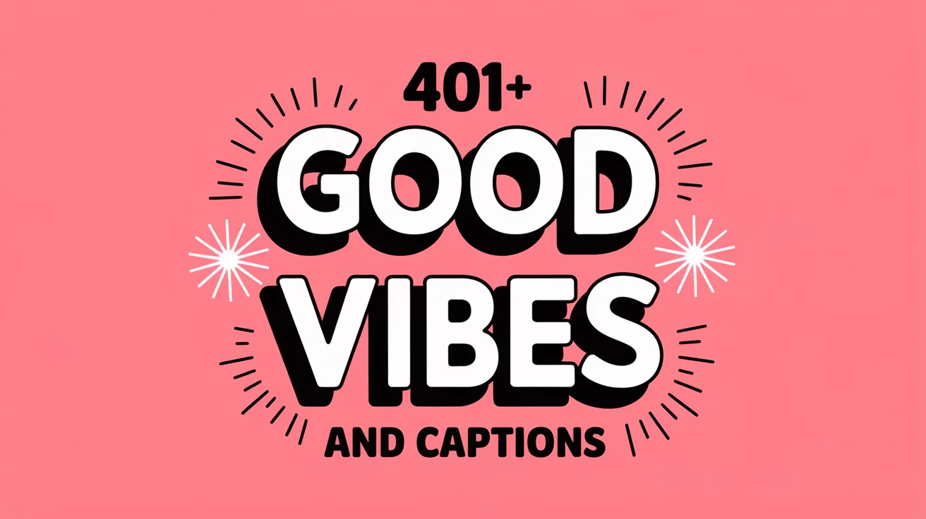 Good Vibes Quotes and Captions 2026