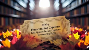 Homecoming Instagram Captions: Best Quotes & Captions for Your Big Night