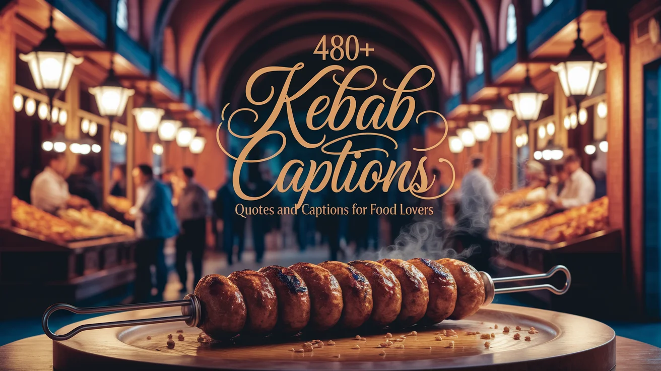 Kebab Captions: Quotes and Captions for Food Lovers