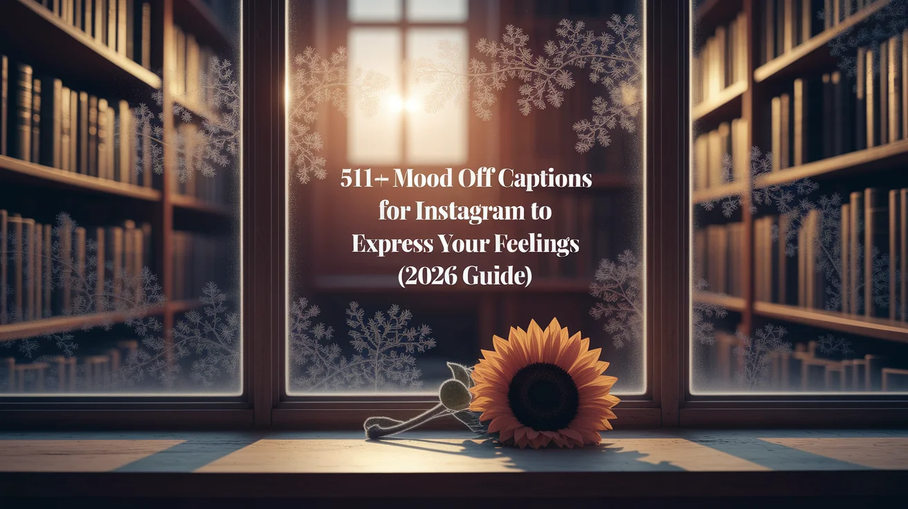 Mood Off Captions for Instagram to Express Your Feelings (2026 Guide)