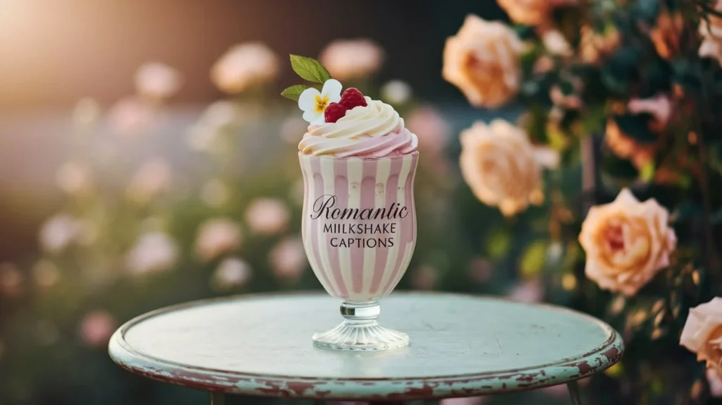 Romantic Milkshake Captions