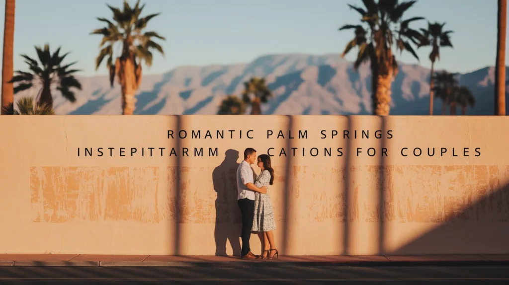 Romantic Palm Springs Instagram Captions for Couples