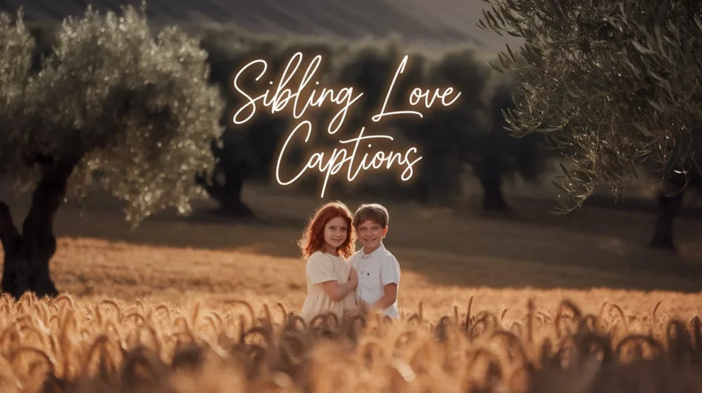 Sibling Love Captions