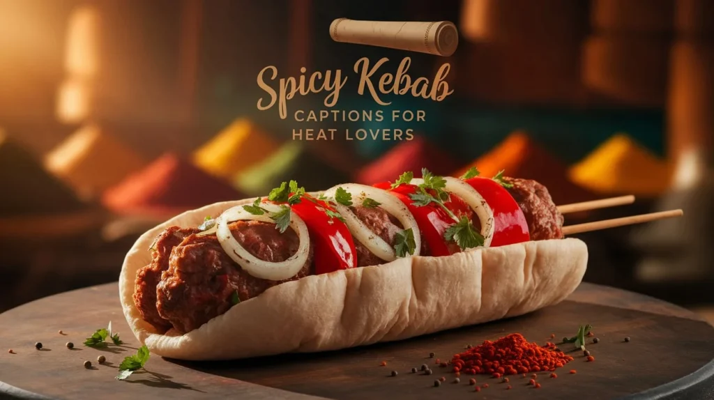 Spicy Kebab Captions for Heat Lovers