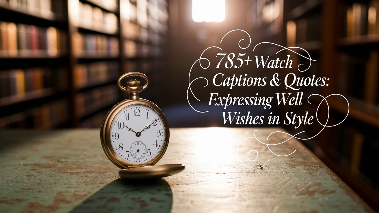 Watch Captions & Quotes: Expressing Well Wishes in Style